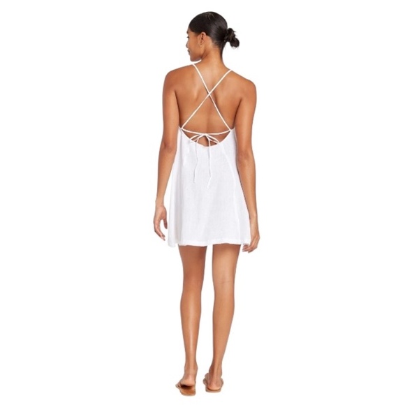 🤍 Vitamin A Nola Mini Dress White EcoLinen - size XS - Picture 2 of 5